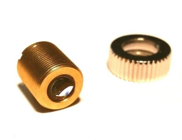 c Glass Collimator/Focusing Lenses - M9 x .5mm Threads